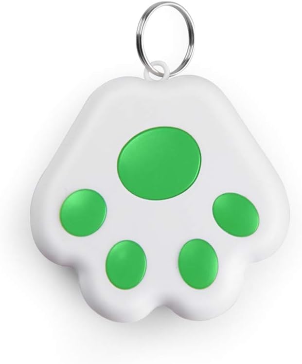 N+B GPS Pet Cat Dog Tracker, Mini Anti-Lost Waterproof Bluetooth Locator, Accessories, Smart Wireless Tracker Finder for Suitcase Key Wallet Importan Item Anti Theft Alarm Tracking Devices (Green)