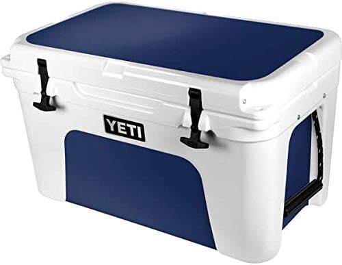 Skinit Decal Skin Compatible with YETI Tundra 45 Hard Cooler - Originally Designed Midnight Blue Design