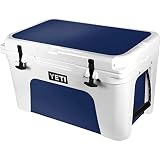 Skinit Decal Skin Compatible with YETI Tundra 45 Hard Cooler - Originally Designed Midnight Blue Design