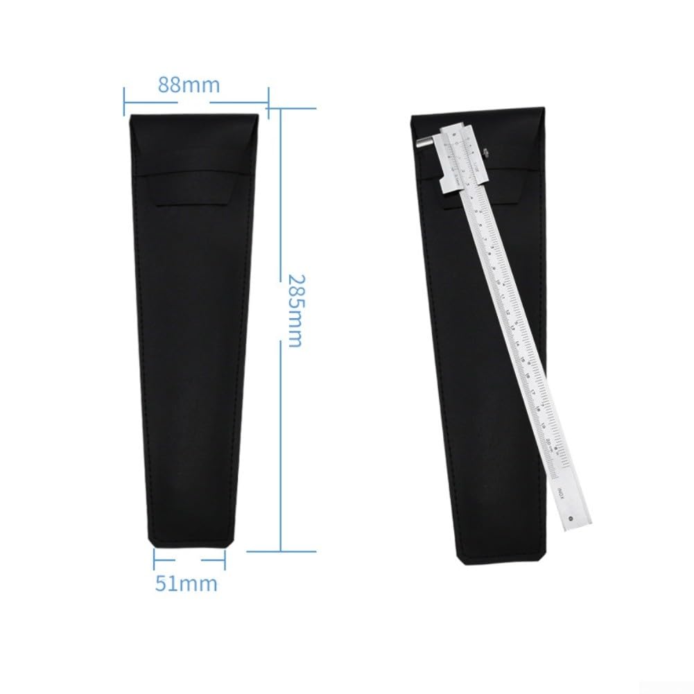 Calibro per tracciatore in metallo in acciaio inox, 200 mm, con scala incisa per misurazione e marcatura accurate su legno, acciaio, ferro e plastica