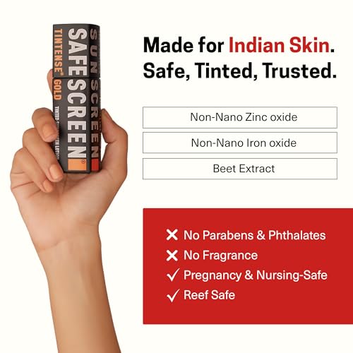 Image of CHOSEN Tintense Gold Shade Tinted Mineral Sunscreen Spf50+ Pa++++ | Broad Spectrum, No White Cast, For All Skin Type, 40Ml