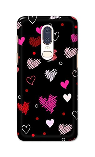Image of PRINTFIDAA Vibrations of Love Hard Back Cover for OnePlus 6 Back Cover -(P6) KAT1009