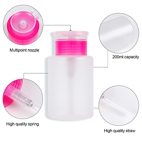 400 pieces nail cotton pads1 pull-down pump dispenser bottlesuper absorbent soft non-woven eyelash glue wipesnail polish dehumidifier for eyelash extension products and nail oil bottlepink white