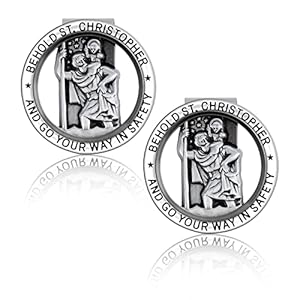 Médaille de Saint Christophe Clips de Pare-Soleil Cobee (Occasion Comme Neuf)