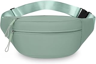 Crossbody Sling Bag for Women, Fanny Pack Bag with Adjustable Strap Nylon Hands-Free Lightweight Purse for Travel Running