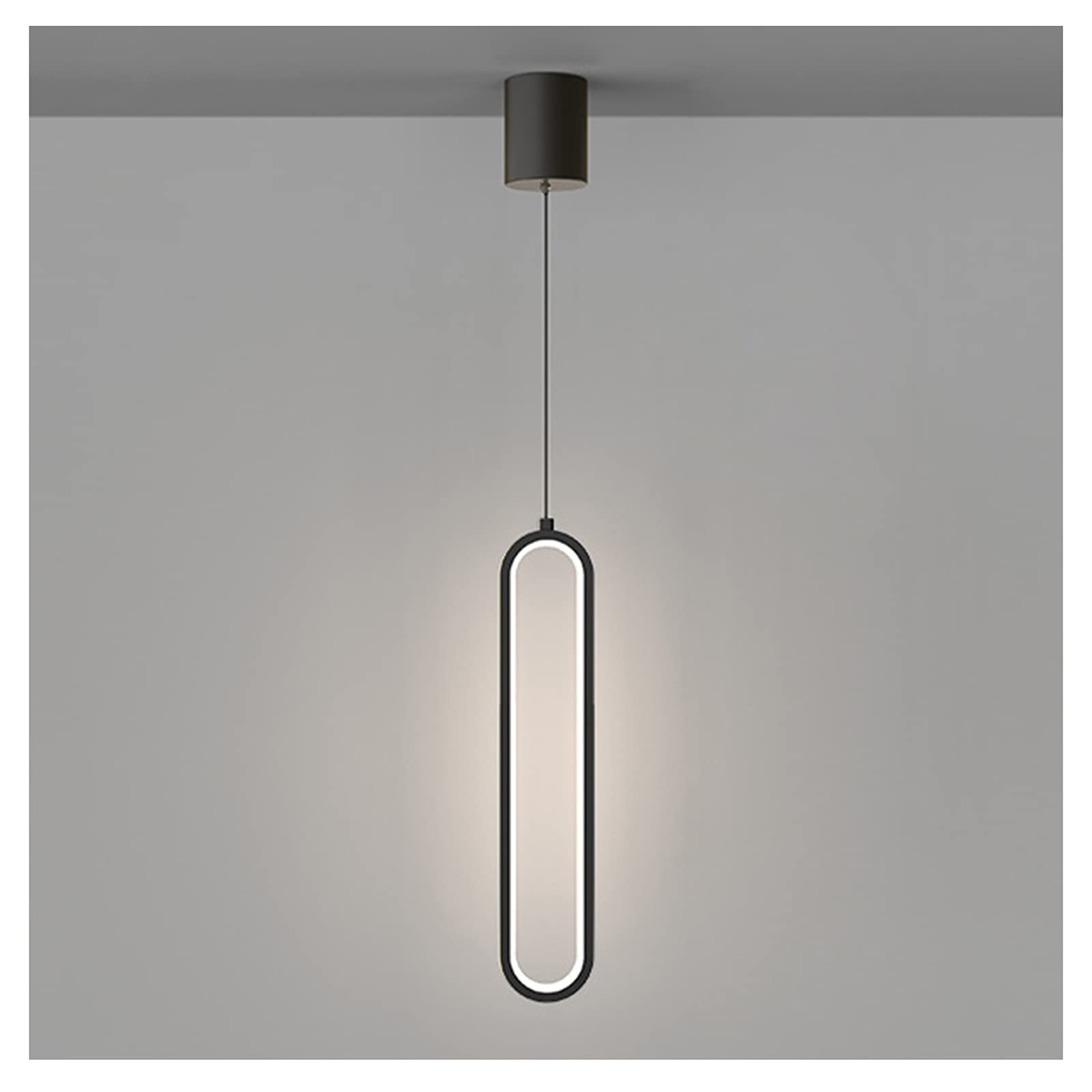 Lustre LED compact pour valoriser un petit espace ou une entrée étroite
