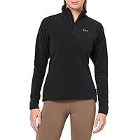 Helly Hansen Femmes W Daybreaker 1/2 Zipper Fleece, Noir