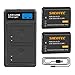 2X Shentec EN-EL23 Batteria di Ricambio Compatibile con Nikon EN-EL23 e Nikon Coolpix P600 P610 P610s B700 P900 P900s S810c Camera