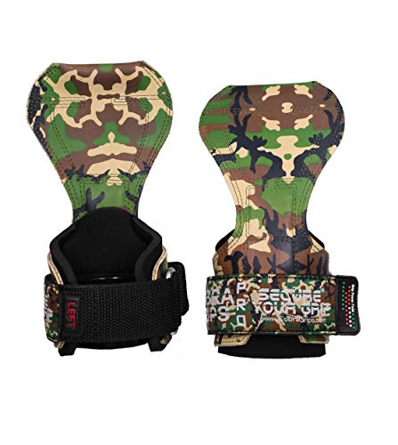 Image of Cobra Grips Weight Lifting Gloves with Adjustable Neoprene Padded Wrist Wraps - Heavy Duty Alternative to Power Lifting Hooks for Deadlifts