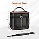 OURHZTB Tragetasche kompatibel mit Jackery Explorer 240 V2 Portable Power Station, Aufbewahrungstasche mit verstellbarem Schultergurt, seitlichem Reißverschluss, zweilagige Taschen für Ladekabel und