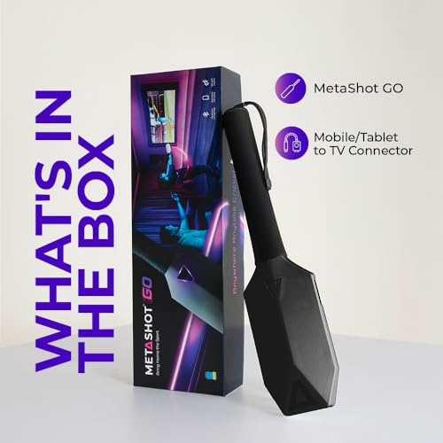 MetaShot GO Smart Cricket Bat Black - Image 3