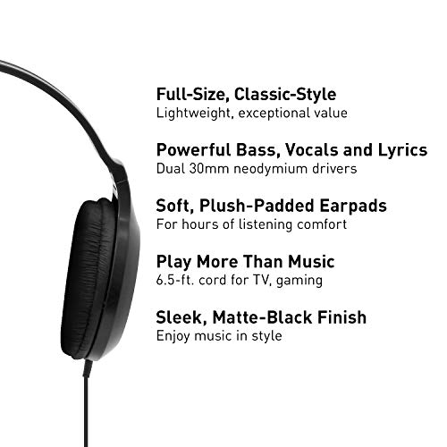Panasonic Headphones, Lightweight Over the Ear Wired Headphones with Clear Sound and XBS for Extra Bass, Long Cord, 3… - Image 3