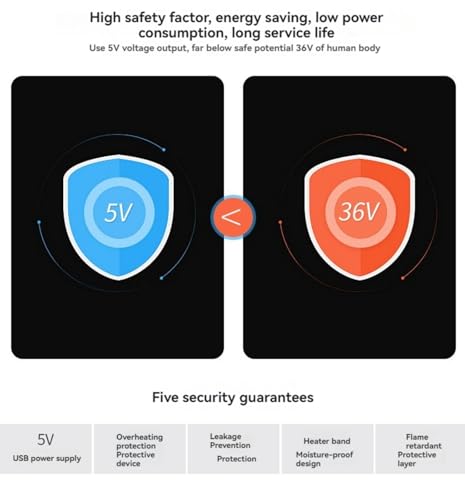 Heated Jacket, Heated Hoodies for Men&Women Lightweight Winter Warm USB Electric Outdoor Sweatshirts Jackets Unisex4