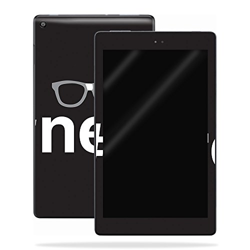 MightySkins Skin Compatible with Amazon Kindle Fire HD 8 (2017) - Nerd | Protective, Durable, and Unique Vinyl Decal wrap Cover | Easy to Apply, Remove, and Change Styles | Made in The USA