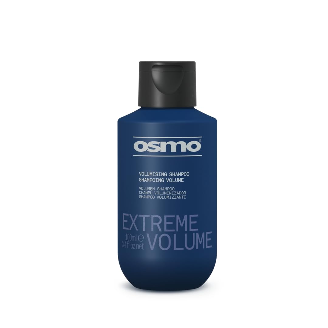 Osmo Volumising Shampoo, Travel Size Hair Thickening Formula for Fine Flat Hair, Extreme Volume Weightless Hydrating Booster – THICKENING SHAMPOO, 100ml