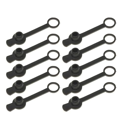 Connecteur jack DC022B 5.5 x 2.1mm femelle pour alimentation de panneau avec capuchon étanche 10pcs