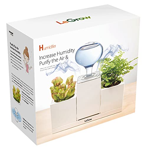 LeGrow TG-H Humidifier Set - Home Garden Luftbefeuchter mit Töpfen für 2 kleine Zimmerpflanzen - Image 5