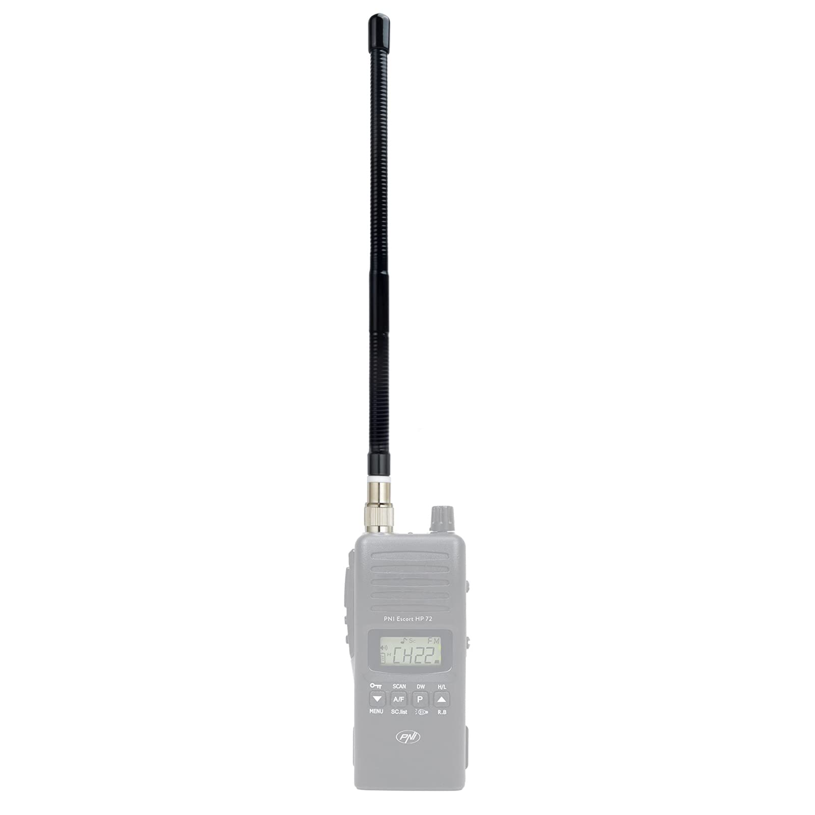 Antenna TNC In Gomma Per CB 27 MHz – Compatibile Con President Randy-3, PNI Escort HP 72 E Altri (245mm) - 4