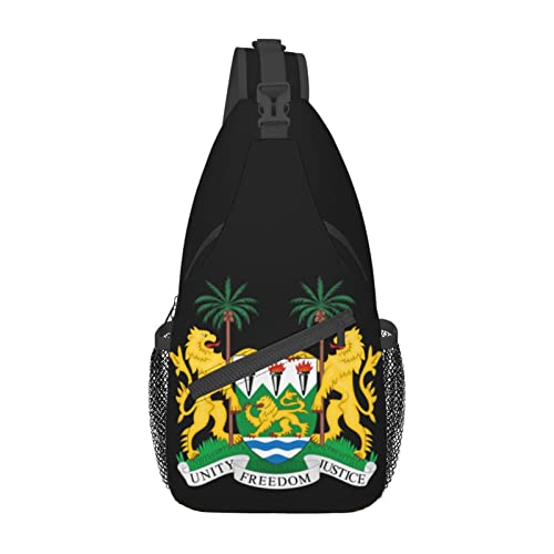 Mochila Bandolera Unisex National Emblem Sierra Leone miniatura 2
