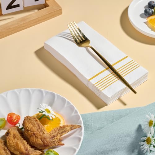 400 Pack Paper Dinner Napkins, Absorbent Paper Napkins, Premium Quality Guest Towels, 2-Ply Disposable Hand Towels for Thanksgiving, Kitchen, Events, Parties or Events by JOLLY CHEF - Image 3
