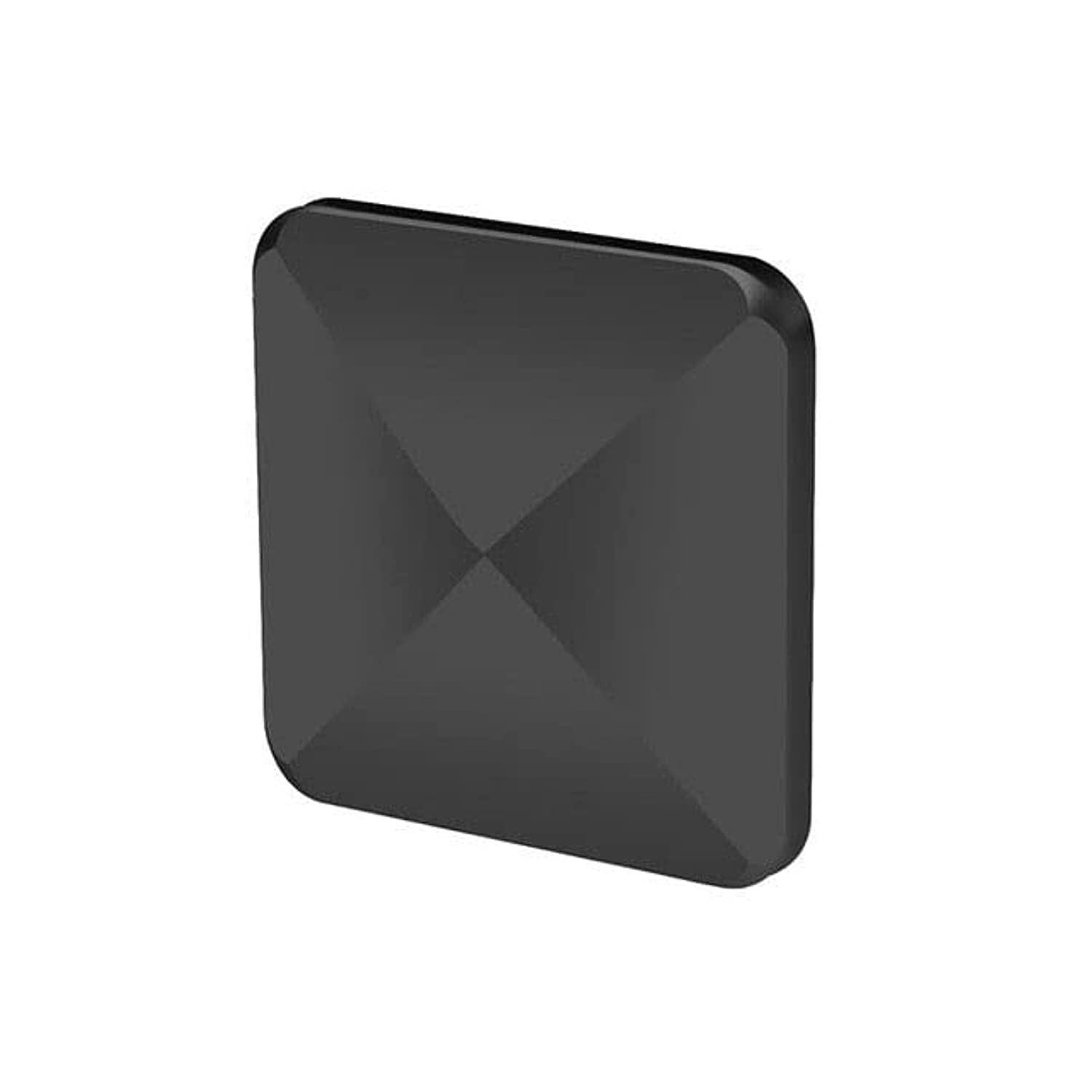 iMX Square Fidget Fingertip Flip It Metal Desktop Skill Toy to Relieve Stress (Black)