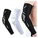 1 PCS Elastic Basketball Elbow and Arm Protectors Running and Cycling Sports Shock-Absorbing Honeycomb(Black,X-Large)