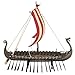 Design Toscano Drekar The Viking Longship Collectible Museum Replica Statue, 13 Inch, Full Color