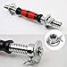 2pcs Barbell Screw Collar Dumbbell Screw Clamps,23mm Standard Barbell Spin-Lock Collars Screws Clamps for Fitness Equipment Weight Lifting Barbells Or Dumbbell Bar