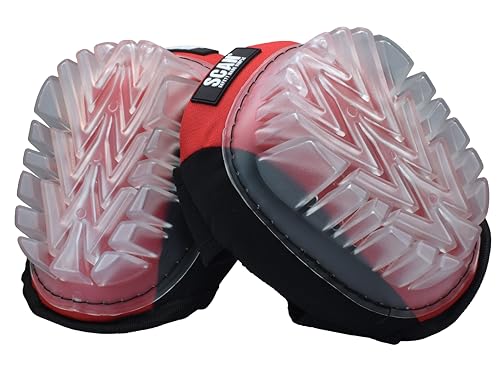 Scan SCAPPEKPCAP Gel Knee Pads - 3 Layer Heavy-Duty