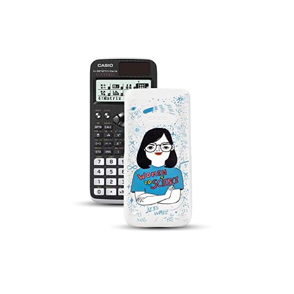 Casio FX-991SPXII Iberia Wissenschaftlicher Taschenrechner mit Illustration von Jess Wade im Deckel, 576 Funktionen, 12…