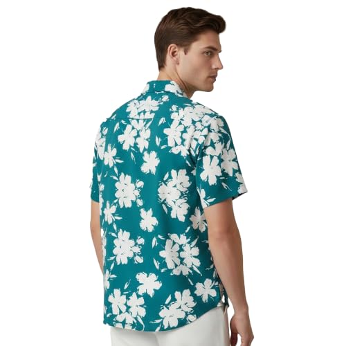 Image of LSD Men's Printed Casual Shirt - Half Sleeve Cuban Collar Regular Fit Trendy Stylish Viscose Shirt for Men, Office Party