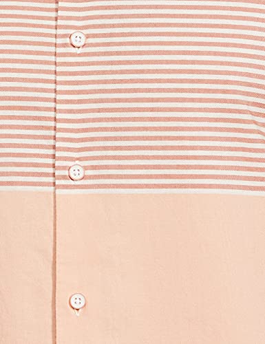 Image of Marks & Spencer Mens Solid Polyester Blend Collared Neck Regular Fit Easy Iron Shirt (Pack of 2)