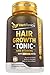 Hair GrowthtonicTM Hair Growth Vitamin Scientifically Formulated for Women Men - Hair Skin & Nails Vitamins for Healthier Stronger Hair - 90 Capsules with Biotin & Keratin Supplement