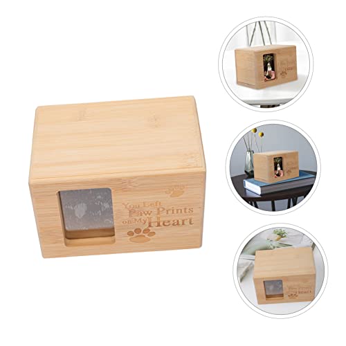 Boîte à cendres pour animaux en structure rigide : urne naturelle et durable HANABASS