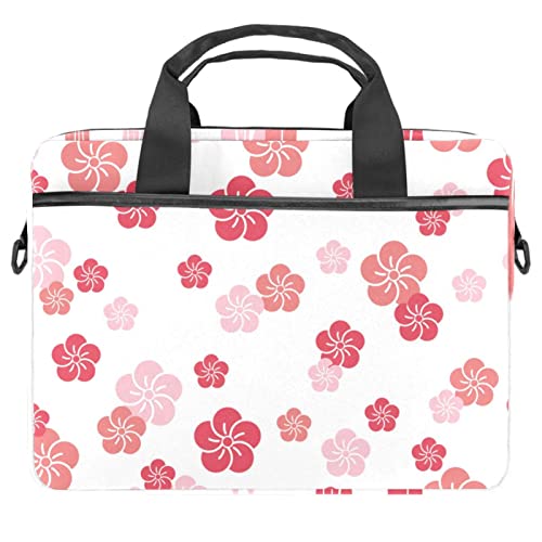 Sacoche PC 14 pouces motif japonais violet pour les cours et le bureau