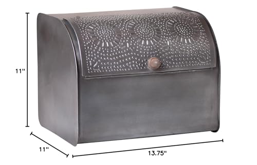 Irvins-Country-Tinware-Bread-Box-in-Antique-Tin Irvins Country Tinware Bread Box in Antique Tin