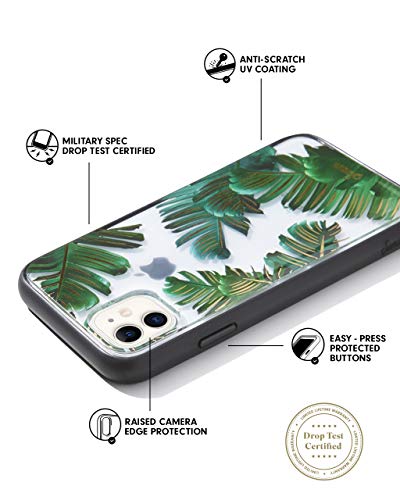 Sonix Bahama Case For Iphone 11 [10Ft Drop Tested] Protective Palm Leaves Clear Case For Apple Iphone 11 #TOP1