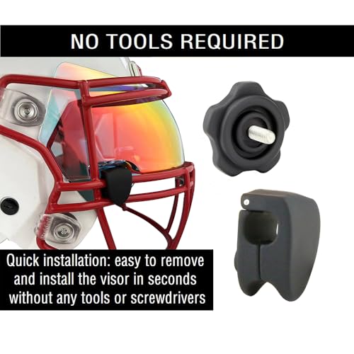 Image of Football helmet visor Anti-Fog Scratch Resistant Used for riddell speed flex helmet - Football for Youth & Adult