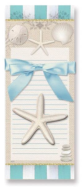 Beach House Magnetic Note Pad Gift Set