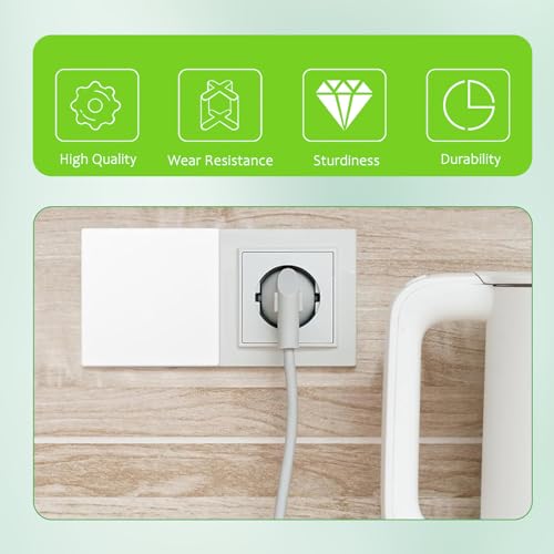 2 Stück Blindabdeckung Steckdose, Blindabdeckung, Lichtschalter Blindabdeckung, Doppelte Blindplatte, Weiß Blindabdeckung Unterputz, Ohne Rahmen, Für Ungenutzte Steckdosen Oder Schalter