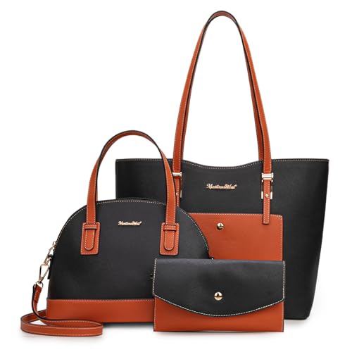 Image of Montana West 3PCS Purses for Women Tote Bag and Wallet Set Shoulder Satchel Handbags
