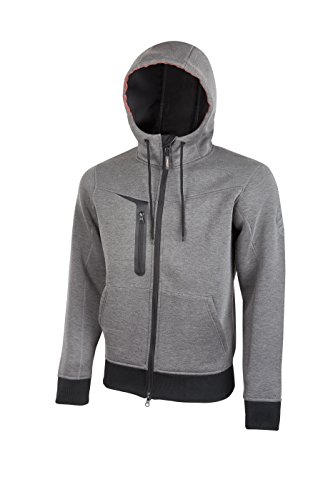 U-Power TASTY, felpa full zip, con ampie tasche