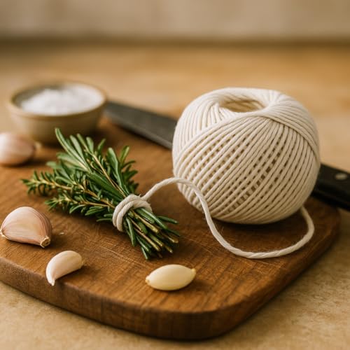 Beyond Gourmet Cooking Twine, Chef Grade, All-Natural Unbleached Cotton, 16-Ply, 200-Feet