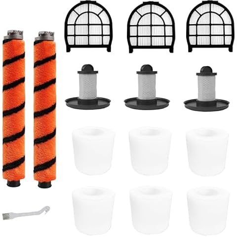 YOKYON Brush Roller Foam Hepa Felt Filters Compatible with Shark LZ600 LZ601 LZ602 LZ602C APEX UpLight Lift-Away DuoClean Vacuum Cleaner # XFFLZ600 & XHFFC600 Cover