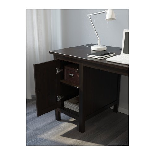 Ikea Hemnes Desk, Black-Brown #TOP3
