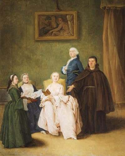 Peinture sur toile Pietro Longhi : tableau décoration murale et affiche d'art 60x90