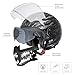 TRIANGLE Full Face Motorcycle Helmets,Off-Road Motocross Helmet for Men & Women,Dual Visor with Internal Tinted Sunshield,Open Face 3/4 Adult Racing Helmet DOT Approved(XL)