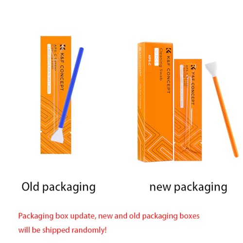 Image of K&F Concept Cleaning Kit 10 x 24mm APS-C Sensor Cleaning Swab, DSLR or SLR Digital Camera Cleaning kit and Full Frame Sensor Cleaning Swab (24mm Cleaning Stick)