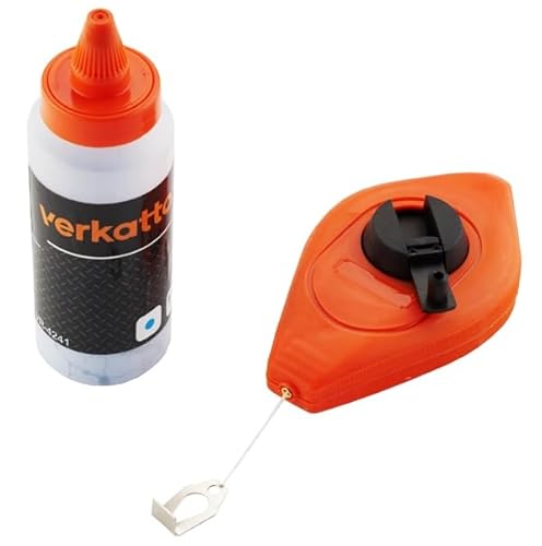 VERKATTO Fil de marquage avec poudre de craie 30 m