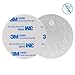 Magnetic Smoke Detector Sticky Pads Magnetic Adhesive Pads 3PCS Magnetic Smoke Alarm Fixing Mount No Drilling Magnet Holder Installation Tool for Smoke Fire Alarms Detector
